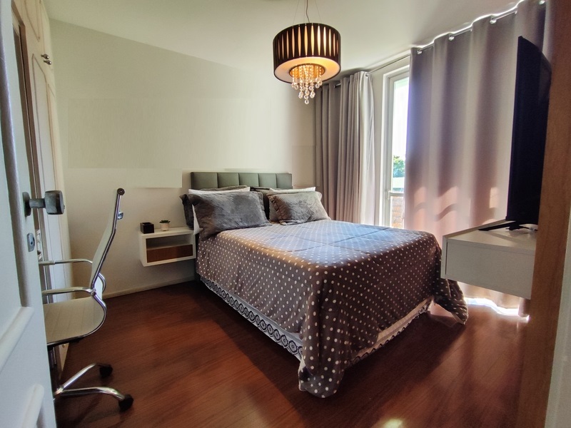 Apartamento 03 quartos em condomínio no centro de Campo Grande – RJ