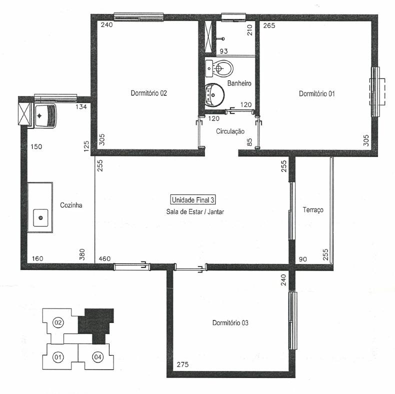 Apartamento 3 quartos Rossi Ideal Campo Grande, sol da manhã.