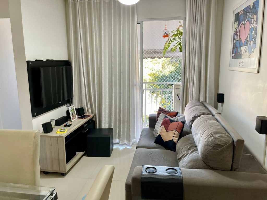 Apartamento 3 quartos Rossi Ideal Campo Grande, sol da manhã.