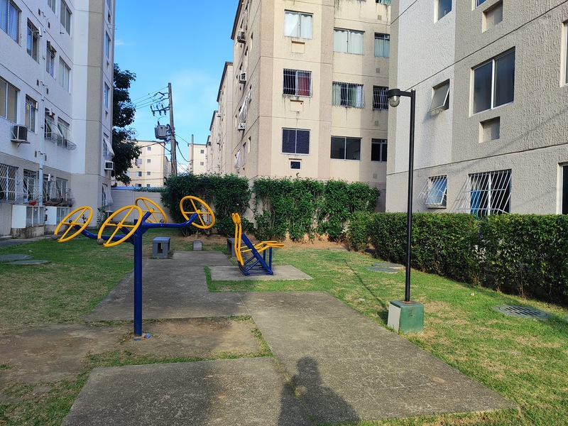 Apartamento térreo para venda 02 quartos financiando Residencial Bela Vida com privacidade total.