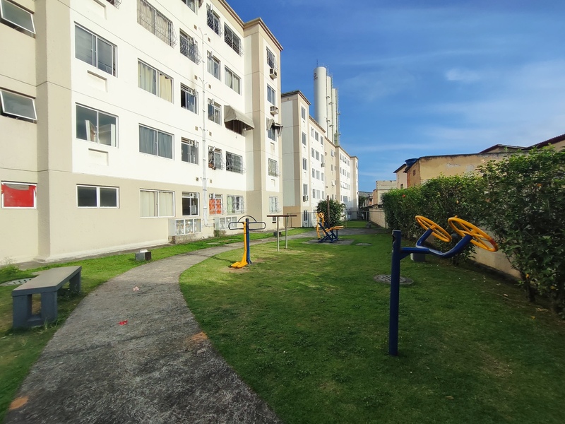 Apartamento térreo para venda 02 quartos financiando Residencial Bela Vida com privacidade total.