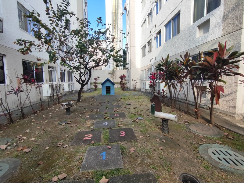 Apartamento térreo para venda 02 quartos financiando Residencial Bela Vida com privacidade total.